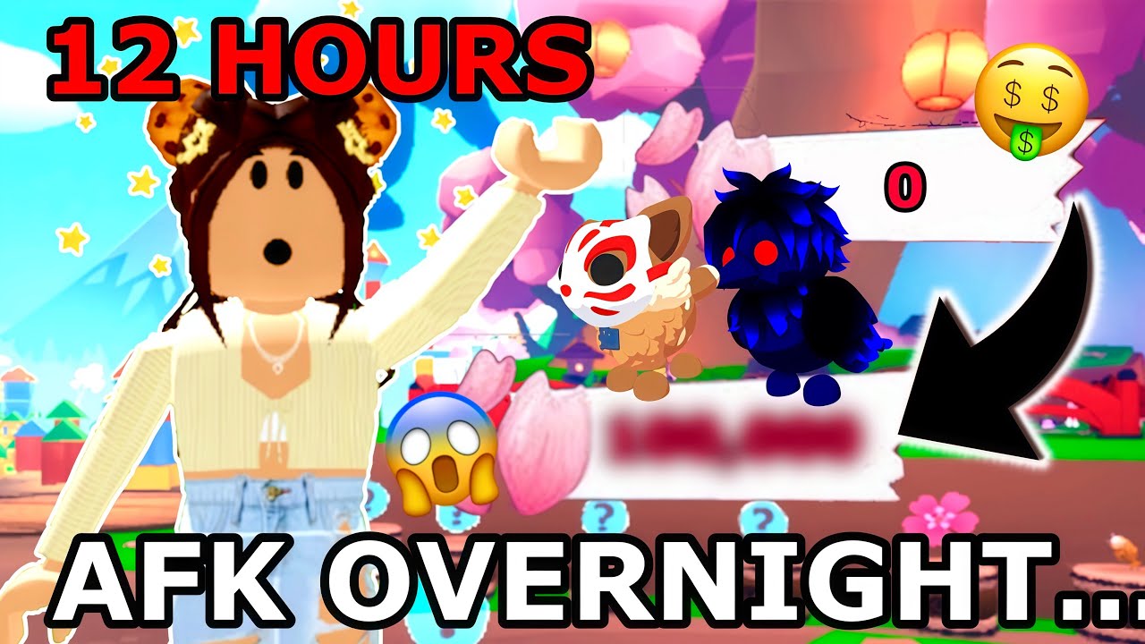 I STAYED OVERNIGHT TO SEE HOW MANY *CHERRY BLOSSOMS* I CAN GET IN ADOPT ME! (OP?)…