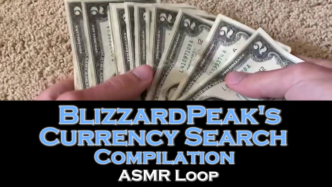 ASMR Loop: BlizzardPeak's Currency Search Compilation - Unintentional ASMR - 1 Hour