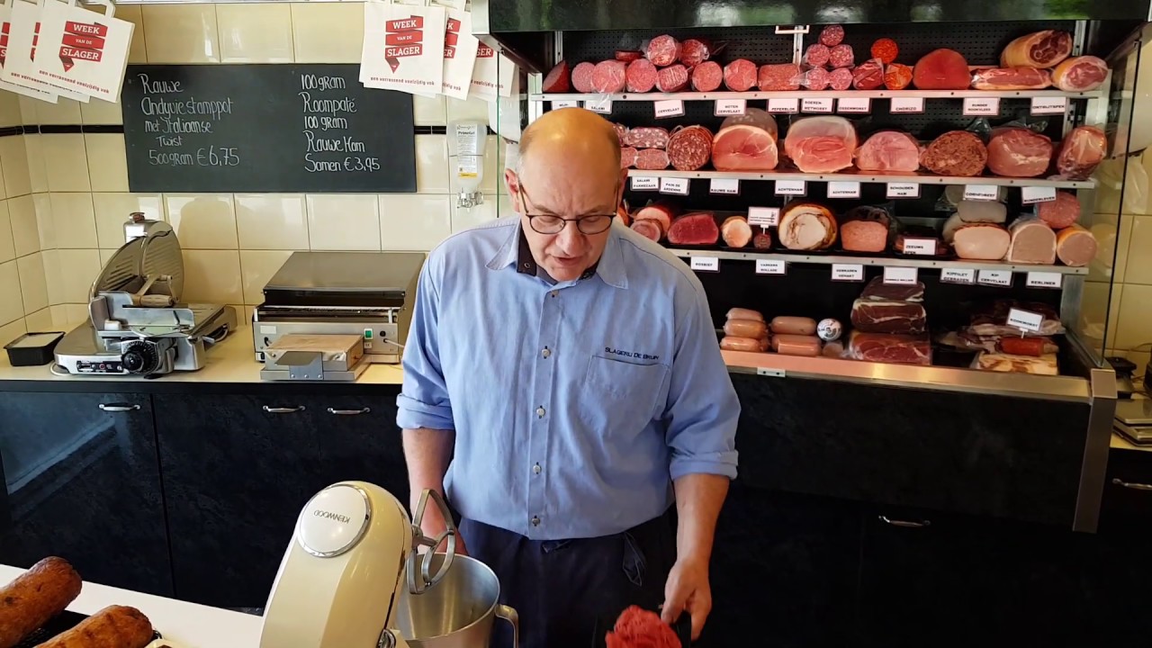 Filet americain van de ambachtelijke slager