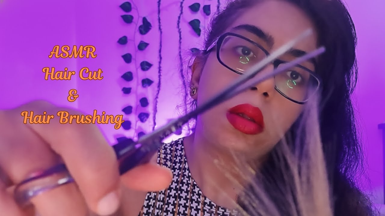 ASMR Hair Brushing & Virtual Haircut ✂️🪮 Relaxing Scissors Sounds for Deep Sleep