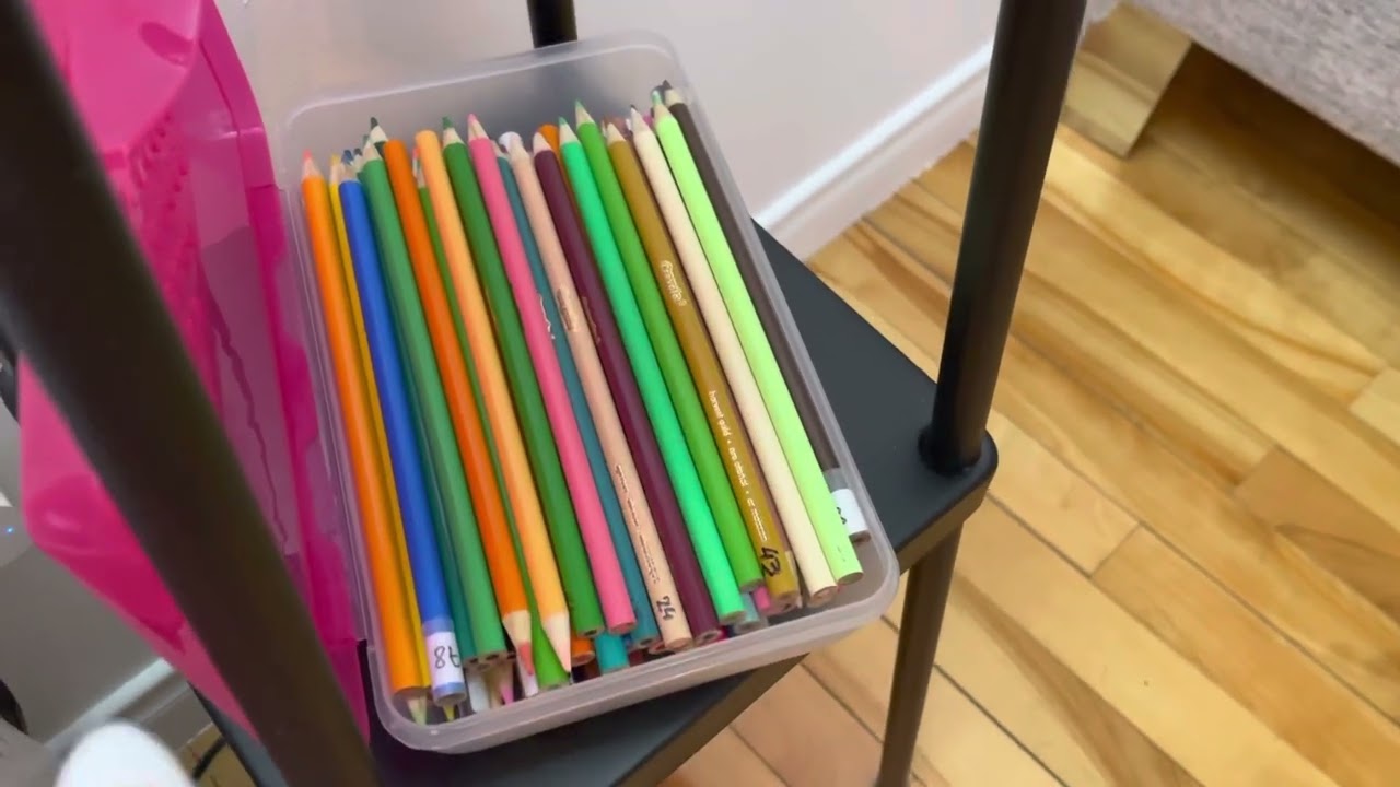 Présention de mon coin colo bureau et matériels #art #arttherapy #dessin #coloringbook #artist