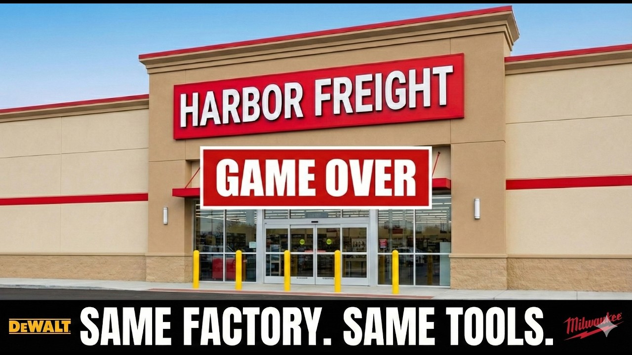 Harbor Freight Is Destroying DeWalt and Milwaukee, Here's How
