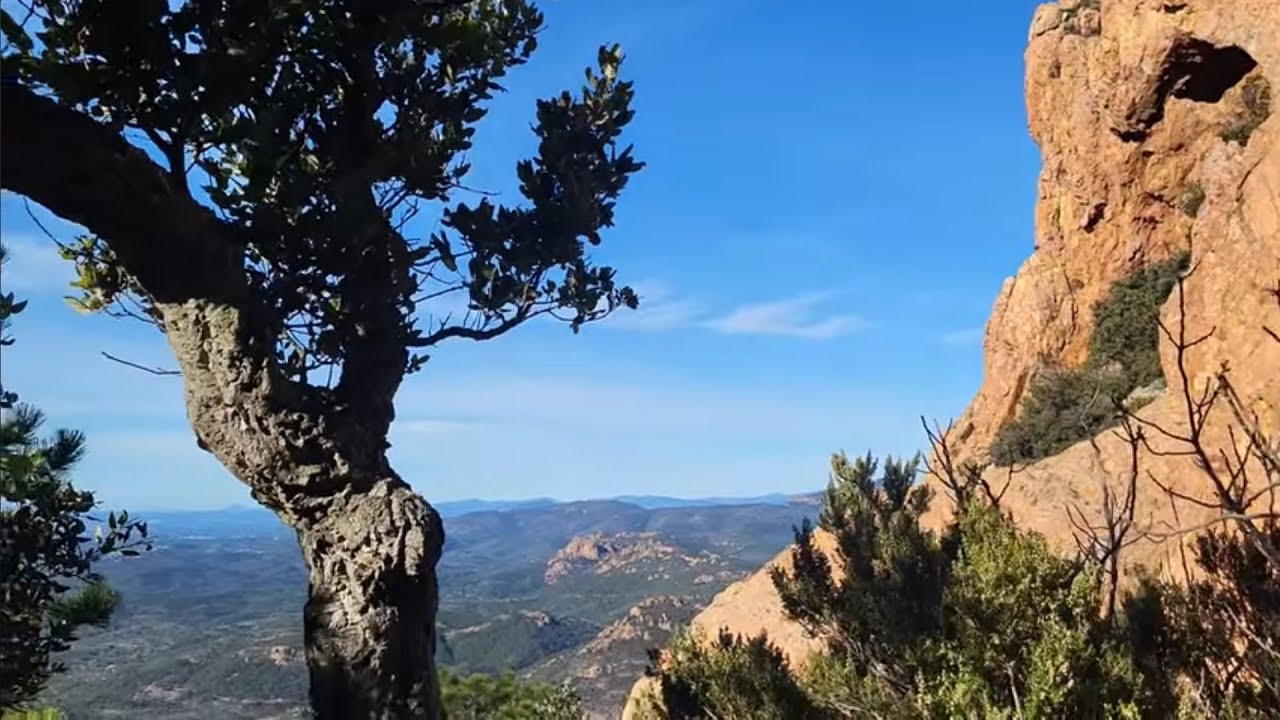 entraînement tour d'Italie et de Sicile dans le massif de l'Esterel