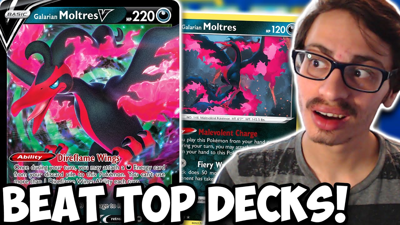 Sick Of Dragapult VMAX & Shadow Rider? Play Galarian Moltres! 2 In ONE Deck! PTCGO
