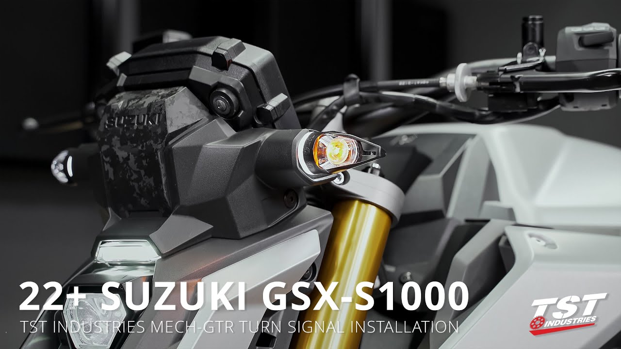 How to Install Mech EVO LED Front Pod Turn Signals on 2022+ Suzuki GSX-S1000 by TST Industries