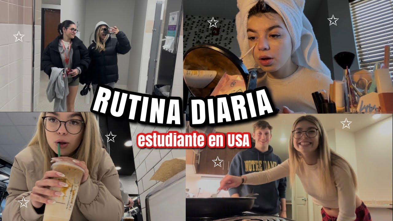RUTINA DIARIA 7am ESTUDIANTE en USA🇺🇸