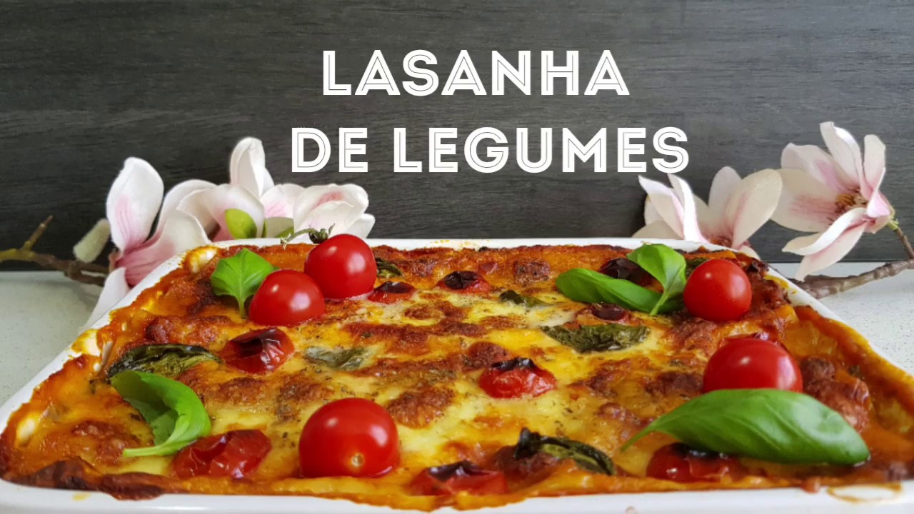 LASANHA COM LEGUMES. PRATO VEGETARIANO.