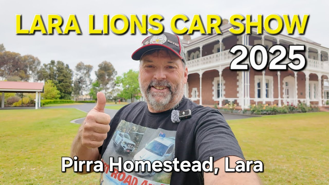 Выставка автомобилей Lara Lions, 2025, Pirra Homestead, Lara Vic. От солнца до полного выцветания...