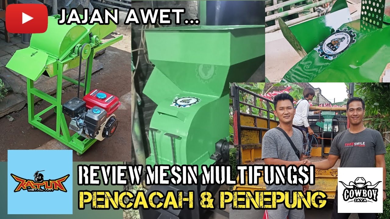 Review Mesin Multifungsi Pencacah dan Penepung. SINUWUN. KAYUN Metal Art Pedan Klaten #mesinchopper