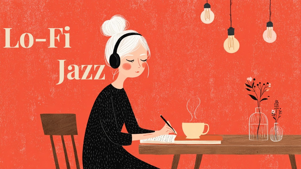 Jazz Lo-Fi Cafe ☕ Autumn Lamplight & Falling Leaves · 1940s Female Vocal Study Music