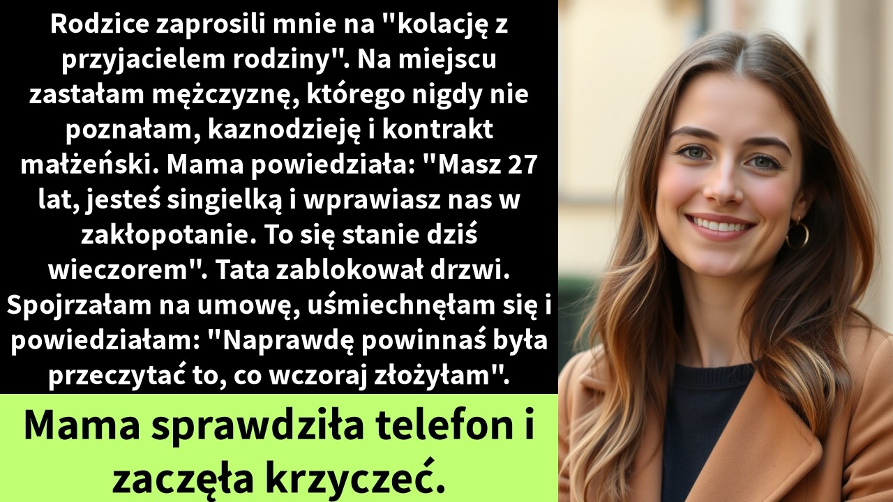 Rodzice zaprosili mnie na 