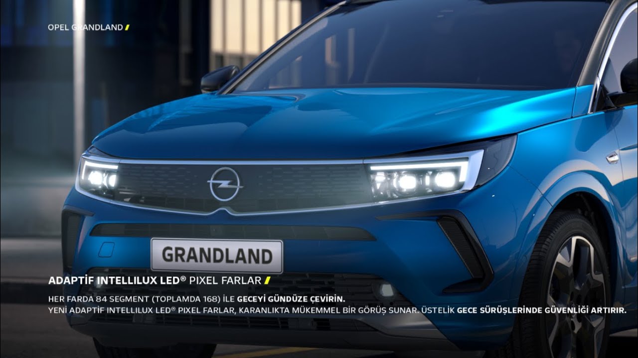 Opel SUV Yeni Grandland &ndash; Adaptif IntelliLux LED&reg; Pixel Farlar