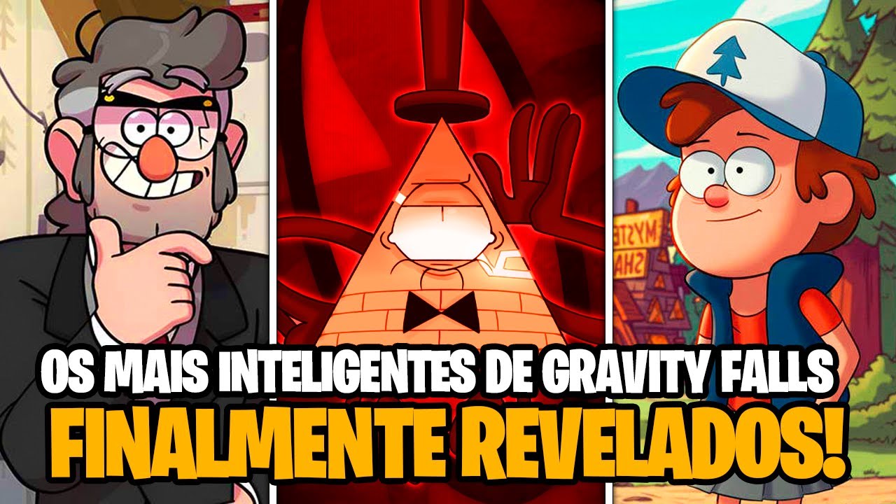 OS 5 PERSONAGENS MAIS INTELIGENTES DE GRAVITY FALLS REVELADOS!