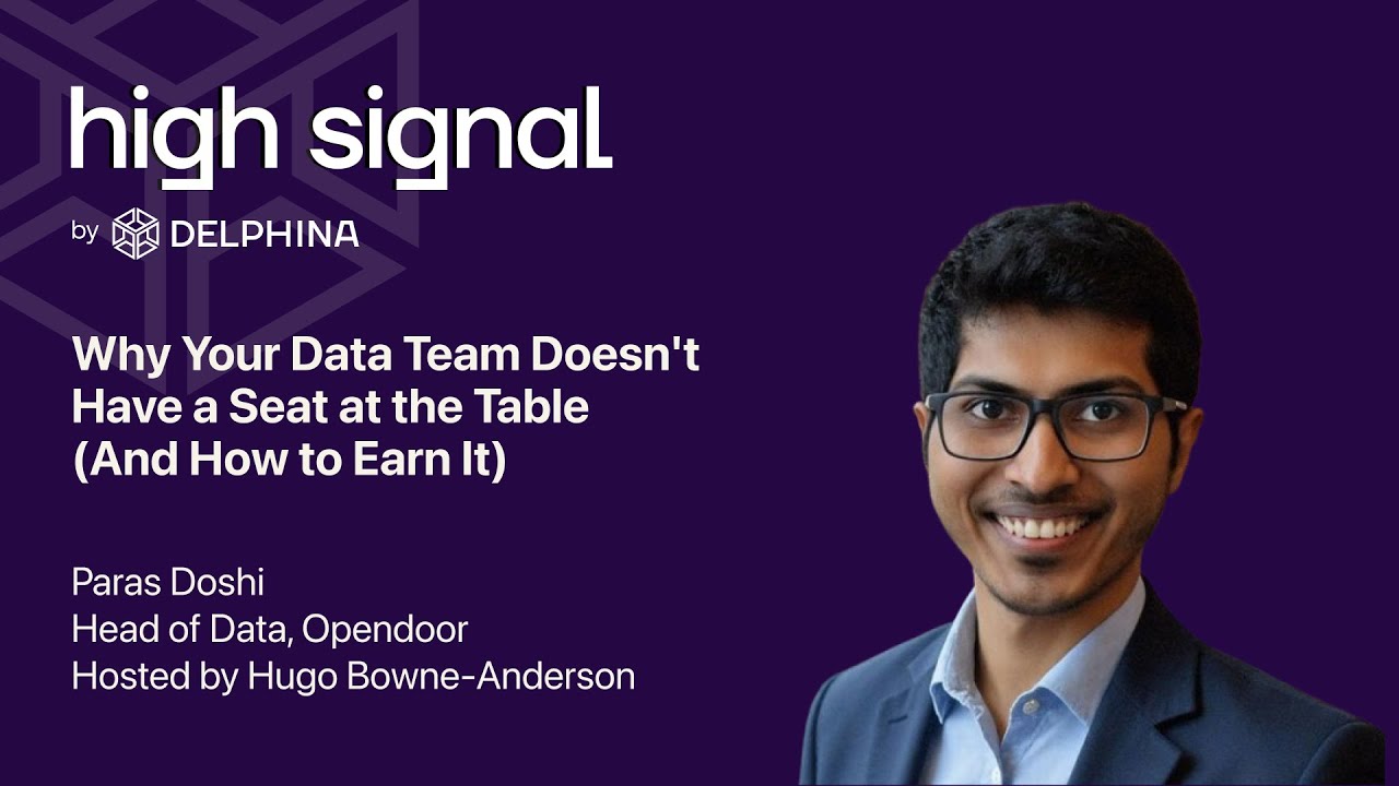 Why Your Data Team Doesn't Have a Seat at the Table (And How to Earn It)
