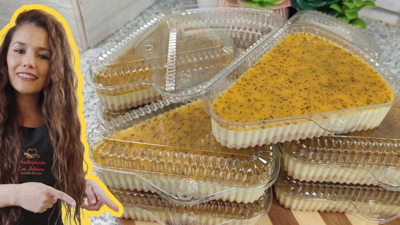 ✅️Cómo hacer POSTRES DE MARACUYA PARA LA VENTA/ gana dinero desde casa