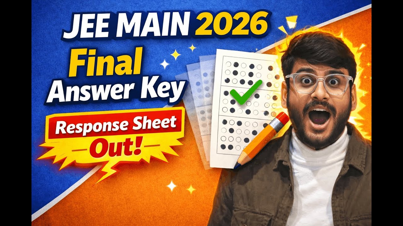 JEE Main 2026 Answer Key & Response Sheet OUT TODAY😳✅ NTA Update | response sheet jee mains 2026