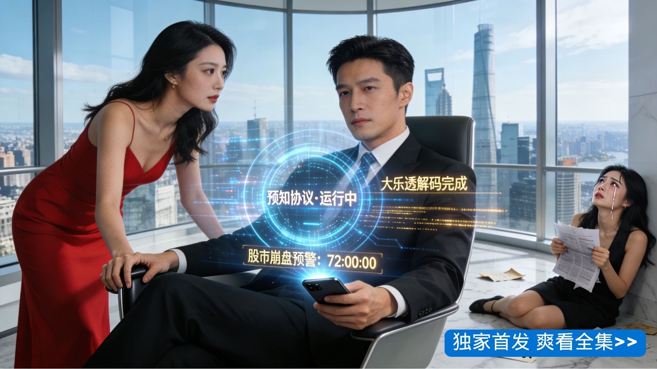 妻子和富豪跑了，我的手機閃爍開啟預知，大樂透中獎號碼，未來新聞：下一秒車禍，三天后股市崩盤。我憑此救下女總裁，打臉所有人，重建了一個他們高攀不起的商業帝國。最難追的女總裁要以身相許時，前妻跪求我復合