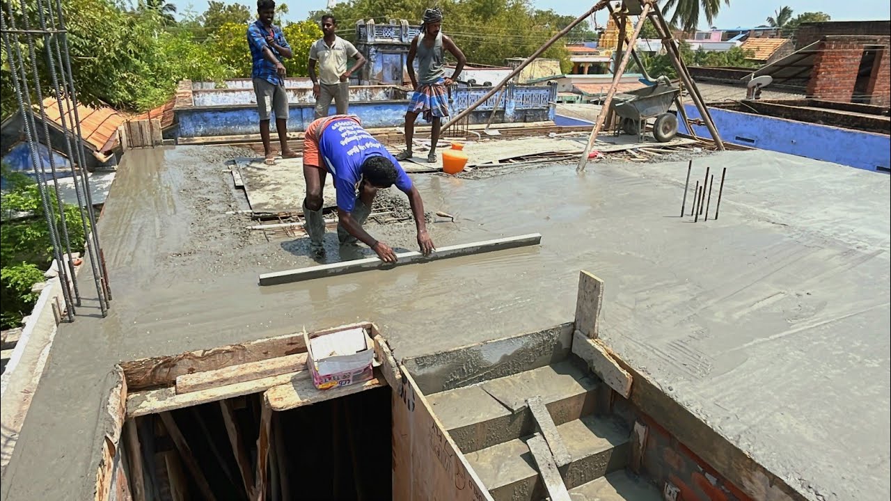New House! Reinforcement Roof Slab Concrete |Roof Construction|Roof Concrete|Roof Rcc Concrete