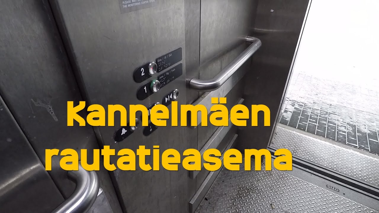 Hissivideo: Kannelmäen rautatieasema, Helsinki - 2018 Otis Gen2
