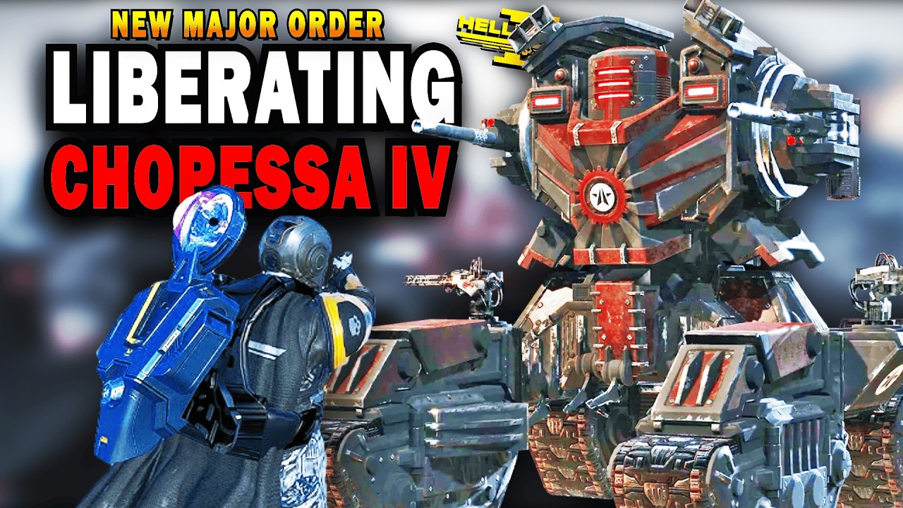 Helldivers 2 - New Major Order! Liberating Chopessa IV from Cyborg Menace!