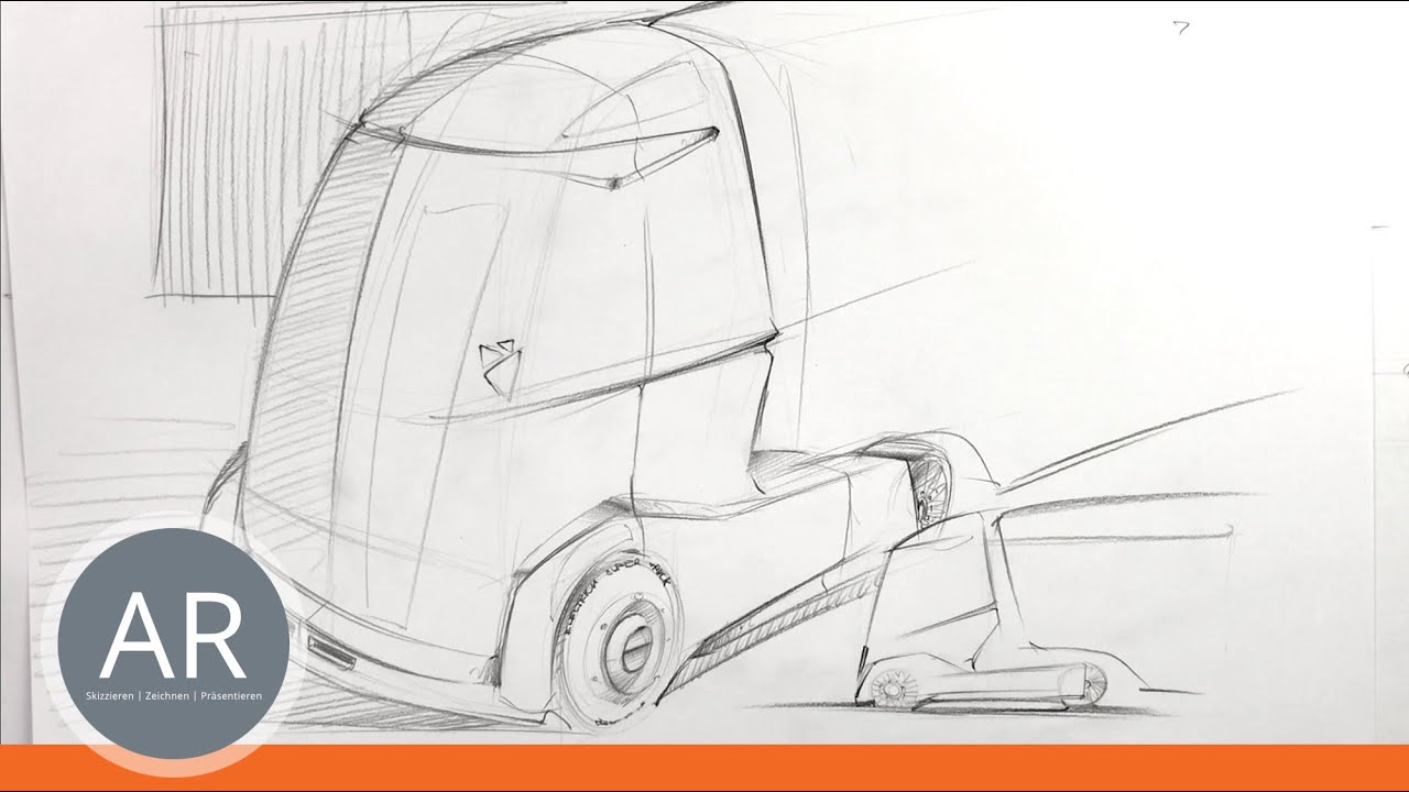 Lerne schnell und einfach Concept Cars zeichnen.Transportation Design Mappenvorbereitung Pforzheim