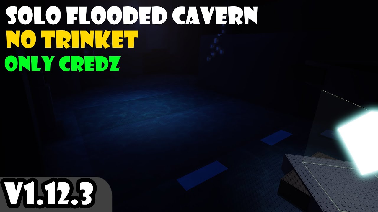 Solo Flooded Cavern Only Credz | World Tower Defense V1.12.3