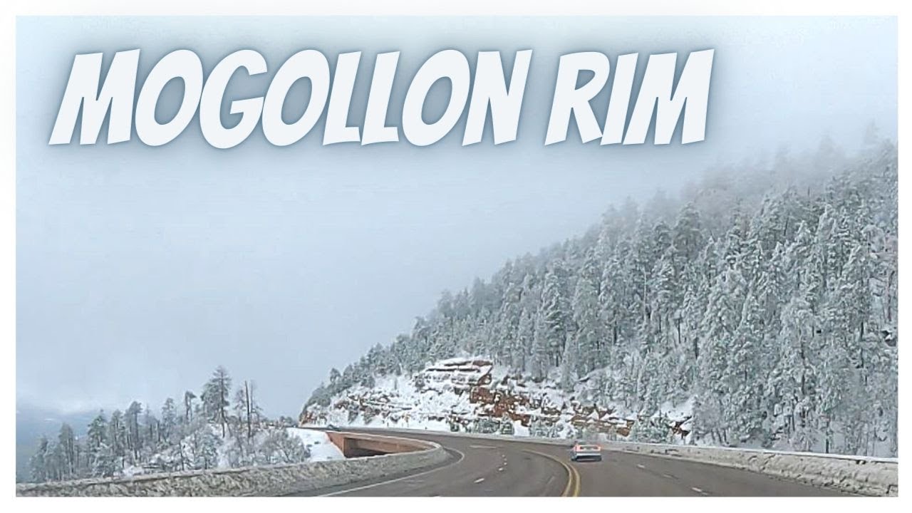 Driving THE MOGOLLON RIM to Payson, AZ