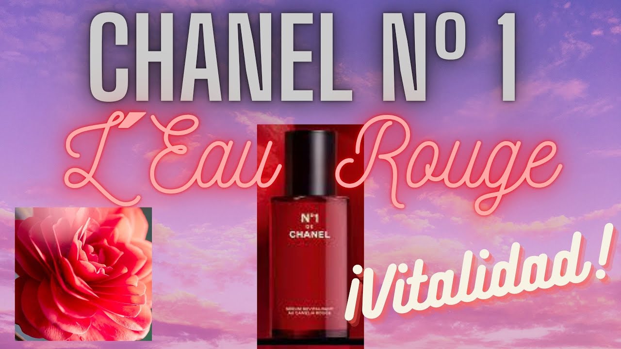 N&ordm; 1 CHANEL L&acute;EAU ROUGE  RESE&Ntilde;A de AROMA POLGE  AGUA PERFUMADA REVITALIZANTE