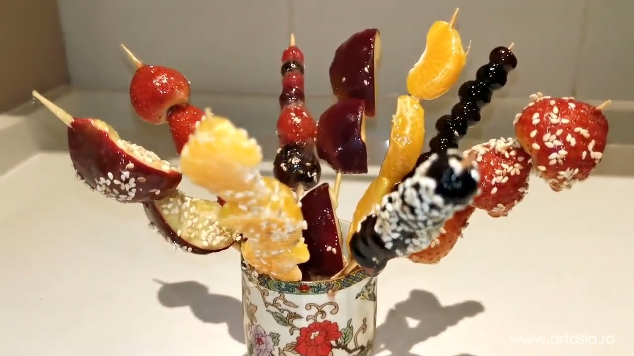 Fructe glazurate - reteta traditionala de Anul Nou Chinezesc