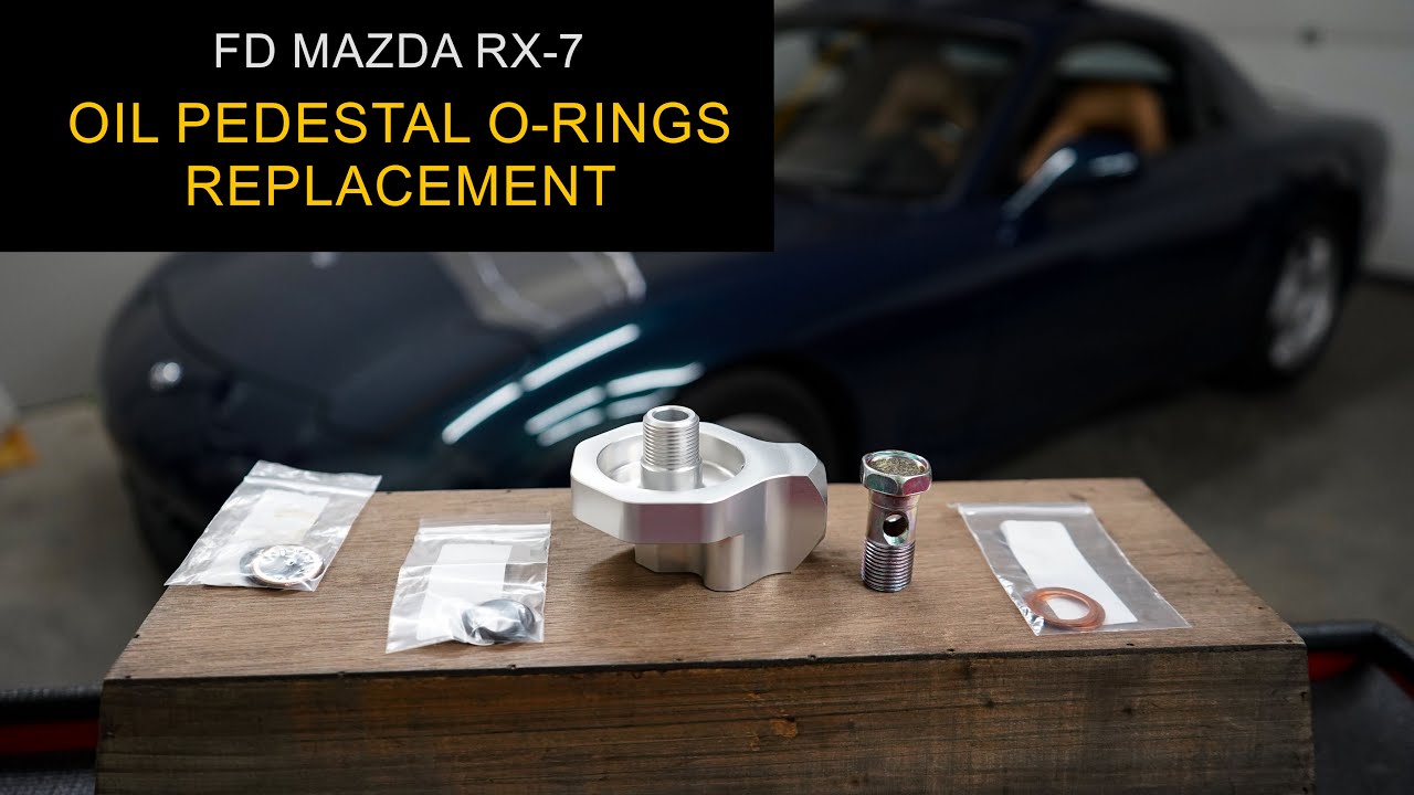 FD Mazda RX-7 Oil Pedestal O-Rings Replacement