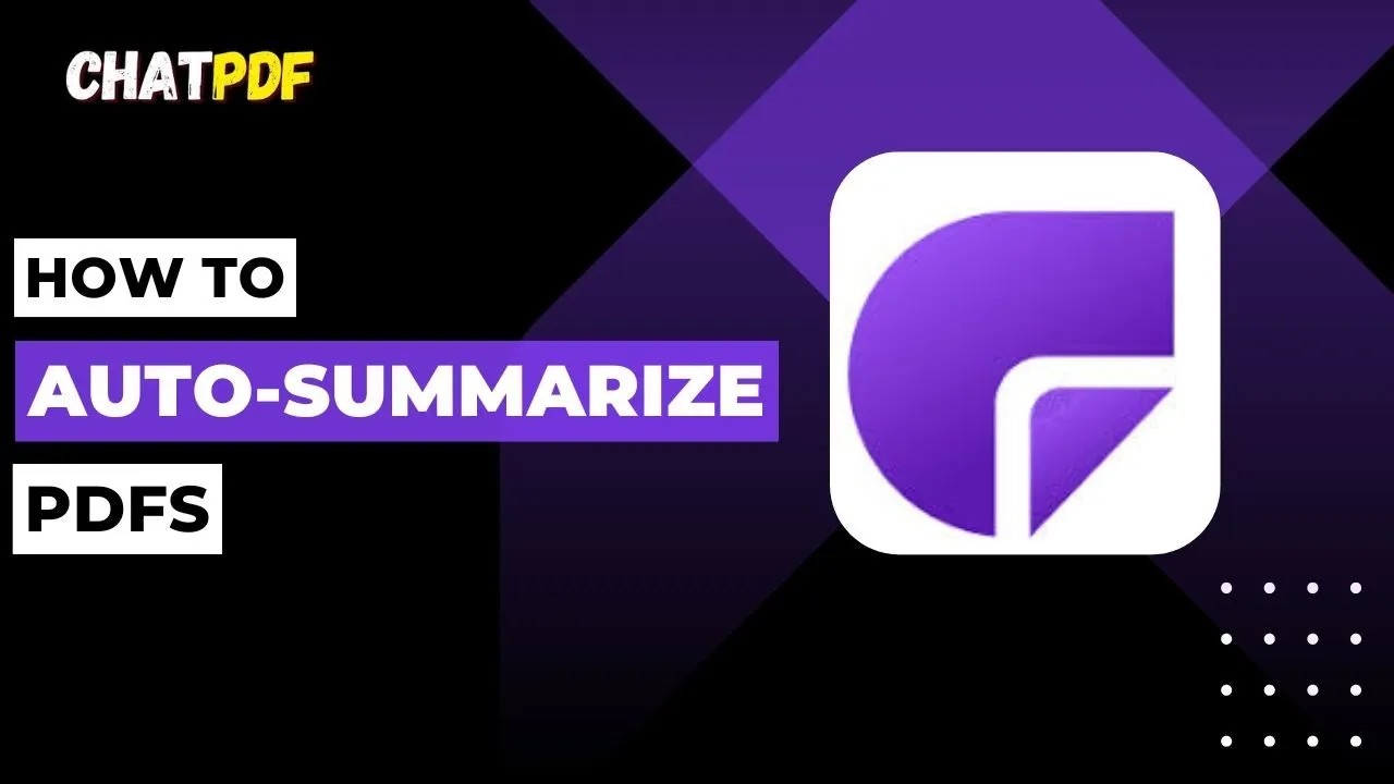 Как автоматически создавать краткие обзоры PDF-файлов с помощью ChatPDF!