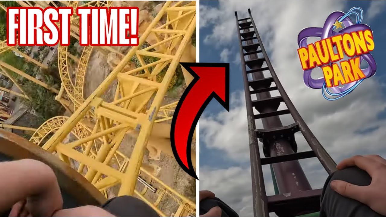 My FIRST Time at Paultons Park! *ON-RIDE POV’S* - Vlog May 2025