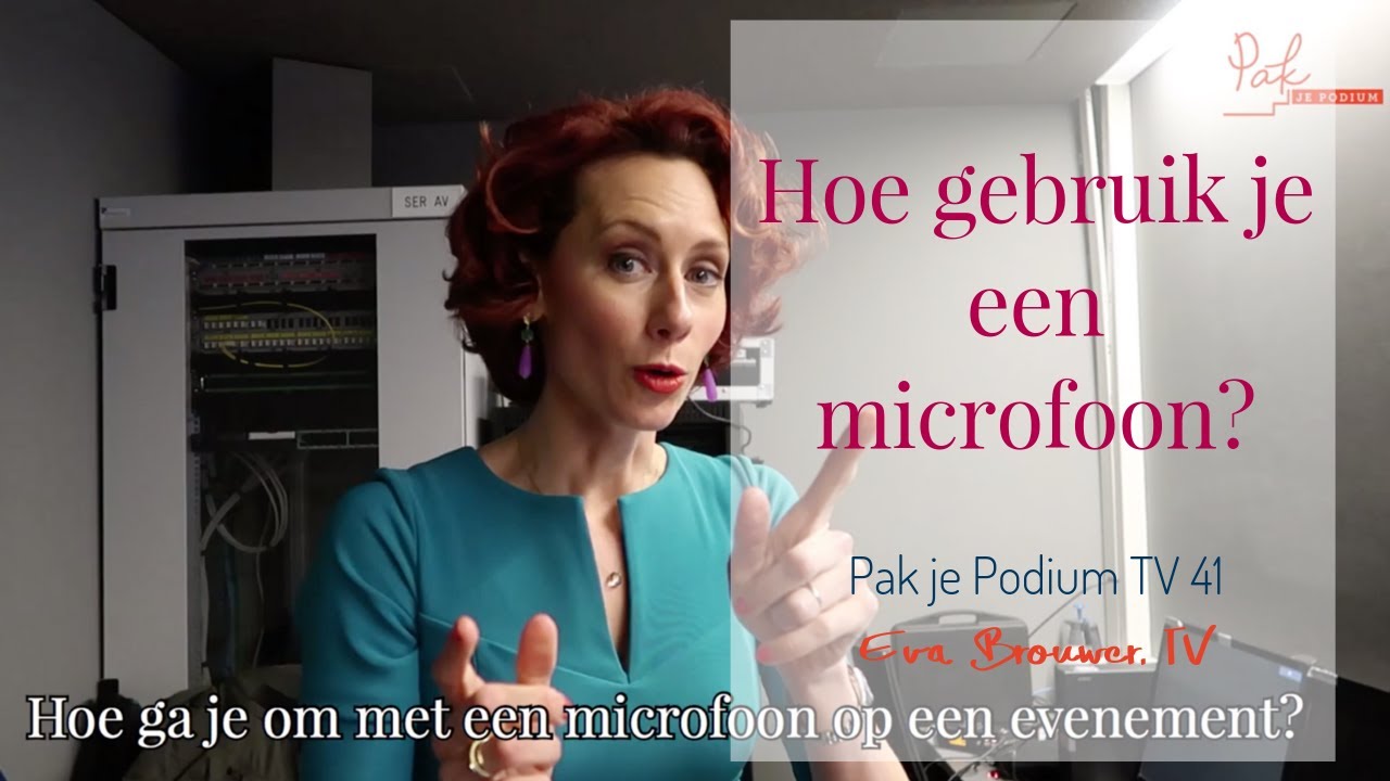 Hoe gebruik je een microfoon bij het presenteren? Presentatietips #41
