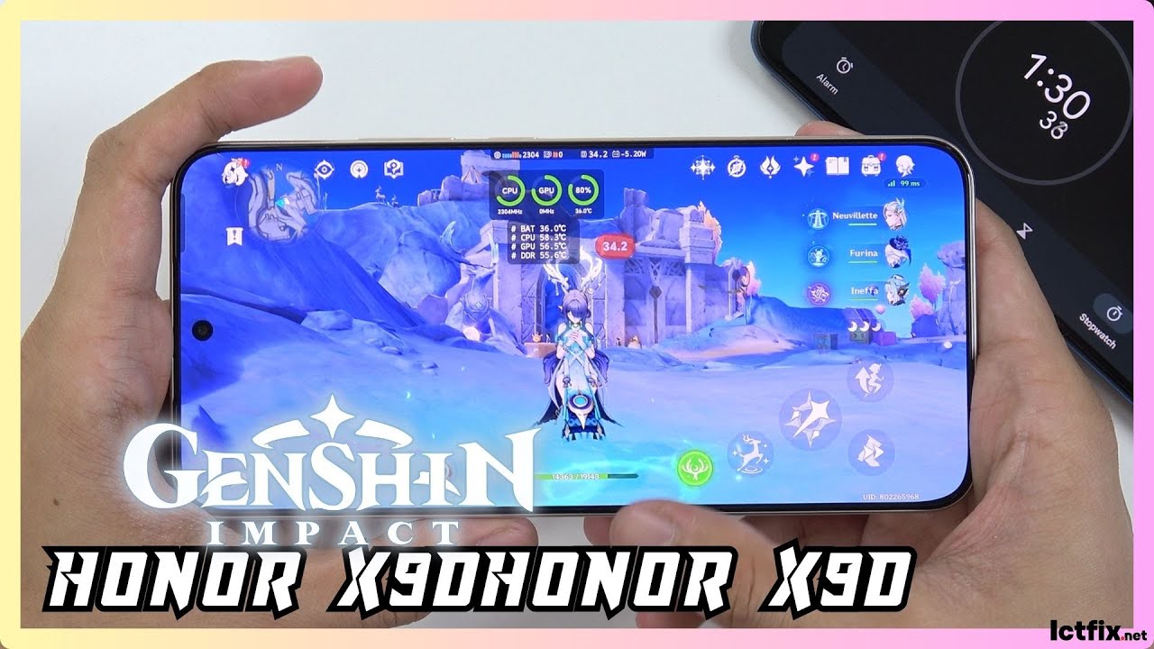 HONOR X9D Genshin Impact Gaming Test | Snapdragon 6 Gen 4 | 120Hz Display