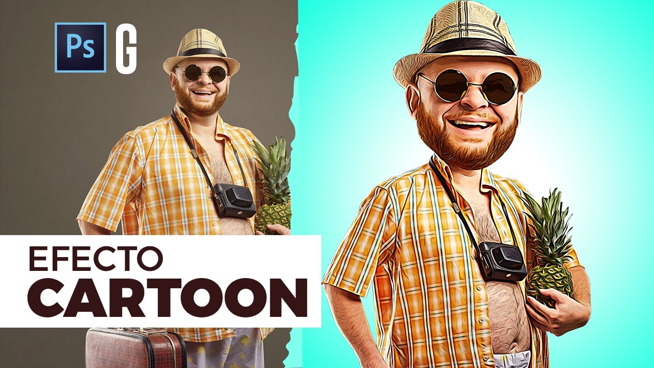 Photoshop Tutorial | Efecto Cartoon SUPER FÁCIL | SUPER EASY Cartoon Effect