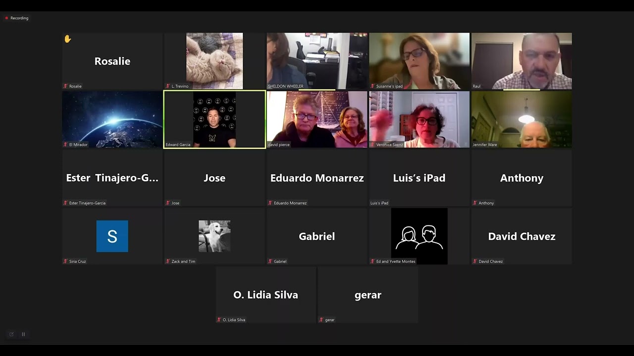 El Mirador Homeowners Association Annual Meeting via Zoom March 5, 2024