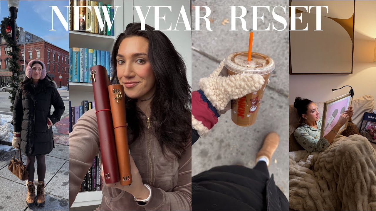 VLOG: getting my life together for 2026!!!! new year new me RESET. goals, planning, fitness faves