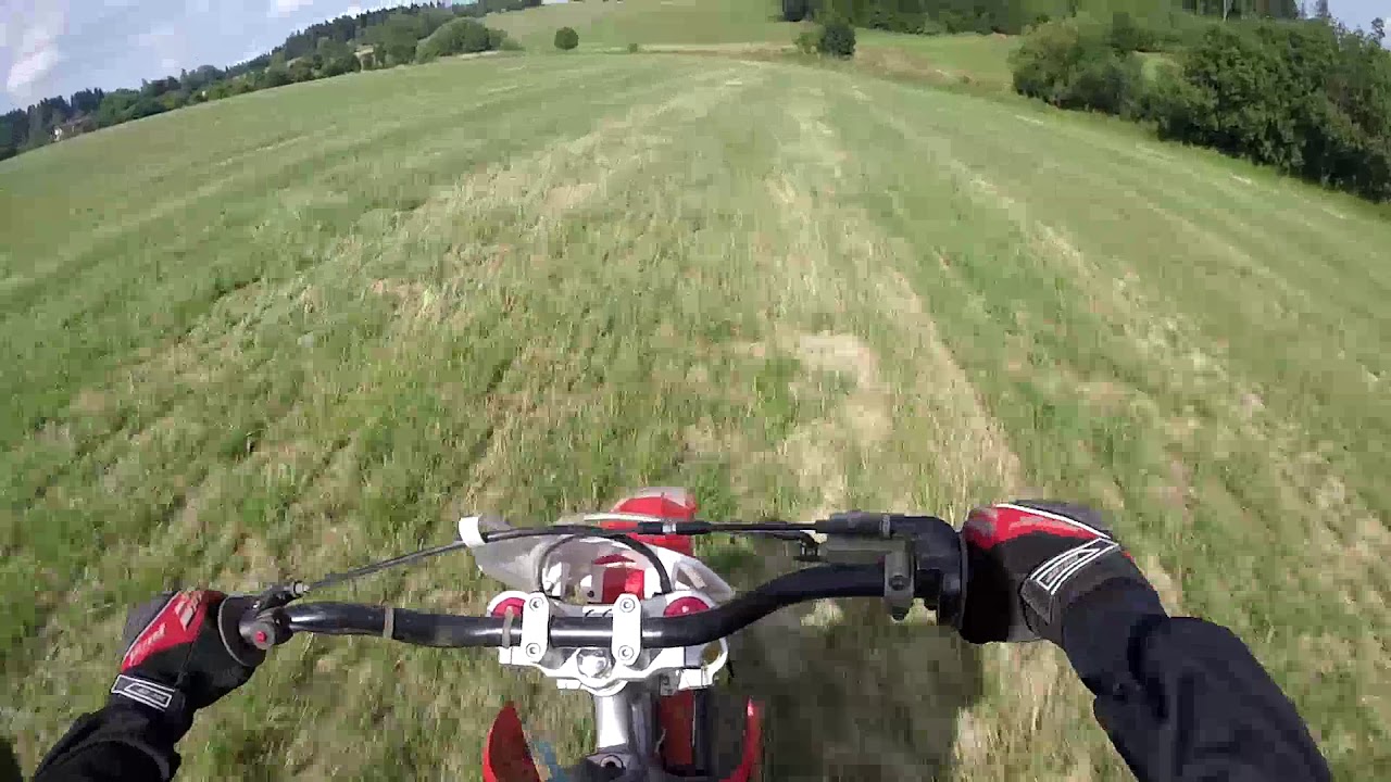 PITBIKE PROJÍŽĎKA 05 - Zase crash..