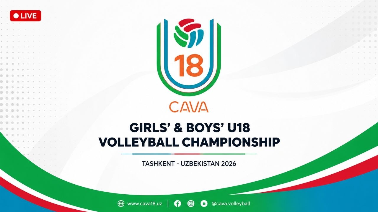 CAVA U18 VOLLEYBALL CHEMPIONSHIP | GIRLS&BOYS 14.05.2026 TASHKENT, UZBEKISTAN 2026