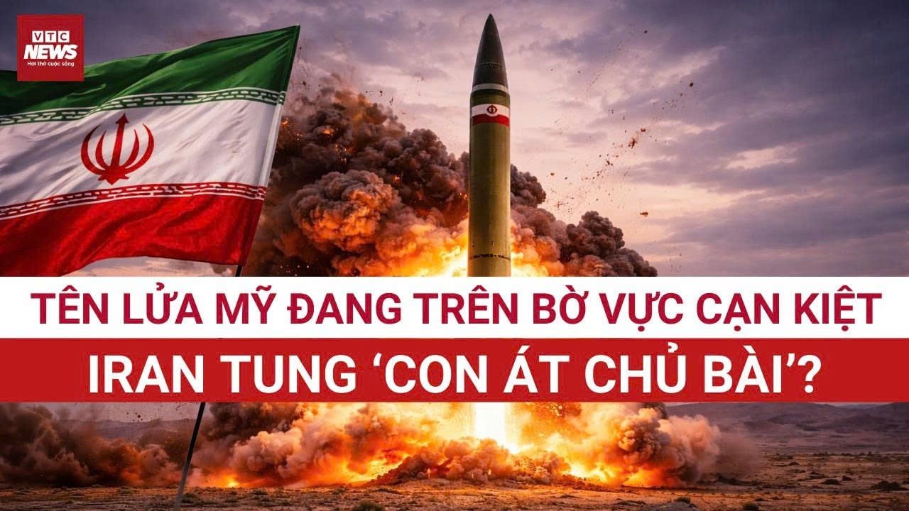 Nóng: Tên lửa Mỹ có thể đang trên bờ vực cạn kiệt, Iran tung ‘Con át chủ bài’? | VTC News