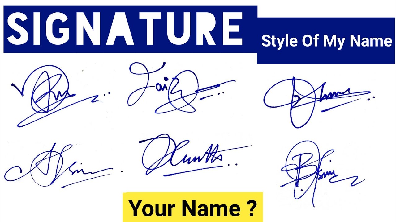 ✅ Signature Style Of My Name | Episode 02 | Signature Expert | How to make signature