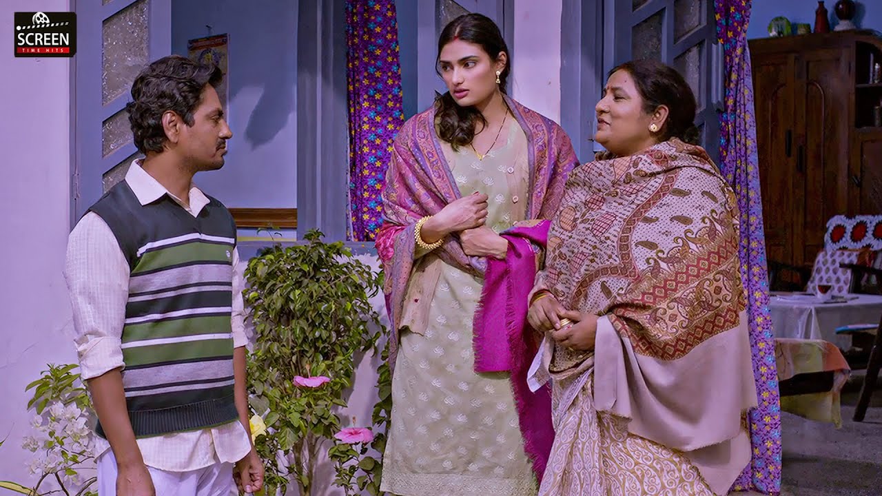 मेरी बीवी को क्या उल्टा सीधा सीखा रही हो मम्मी जी| Nawazuddin, Athiya Shetty | Hindi Movie Scene