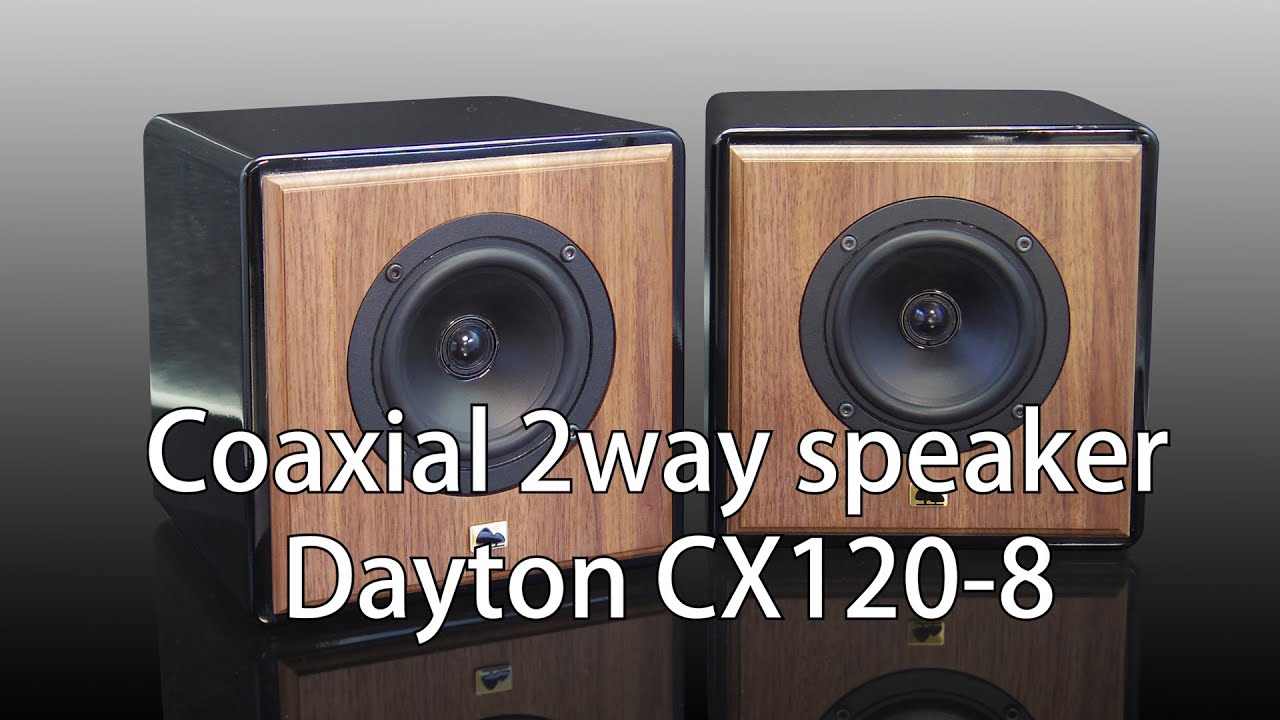 高井工芸　Highcraft  Coaxial 2way speaker Dayton CX120-8 part1