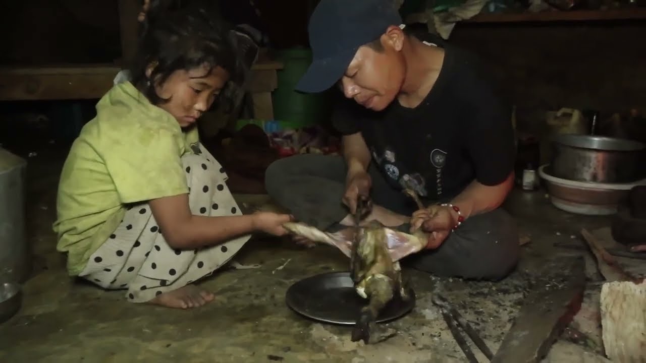 Myvillage official videos EP 1752 || Cooking and eating technology of local chicken