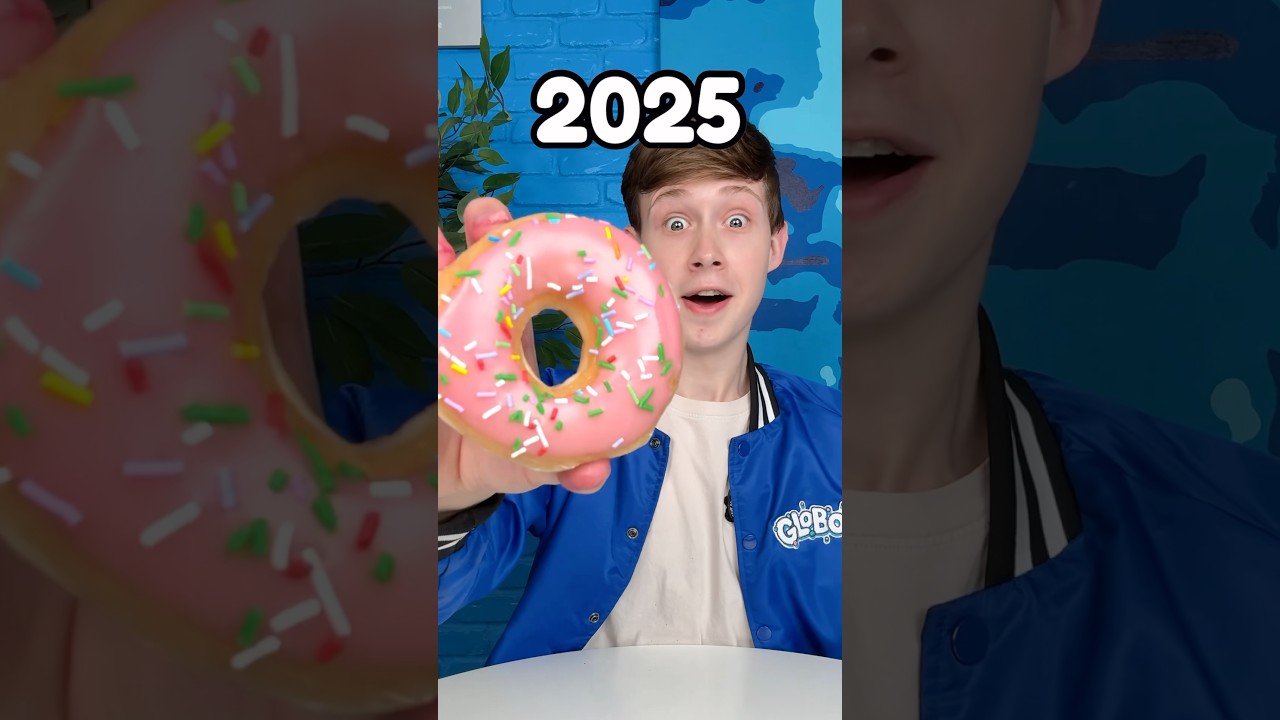 Evolution Of Donuts 2000 - 2050! 🤯🍩 #trendytreats #candy #donuts #asmr #satisfying #mukbang