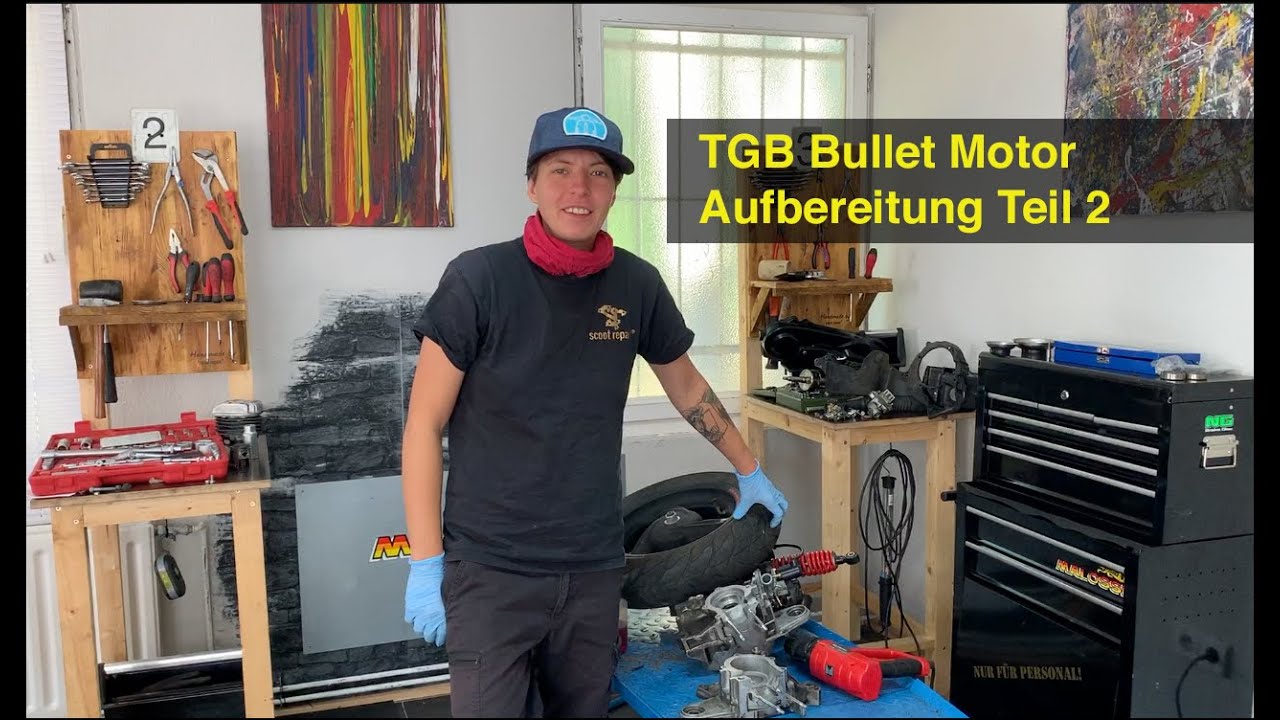 Roller TGB Bullet Motor Aufbereitung Teil 2