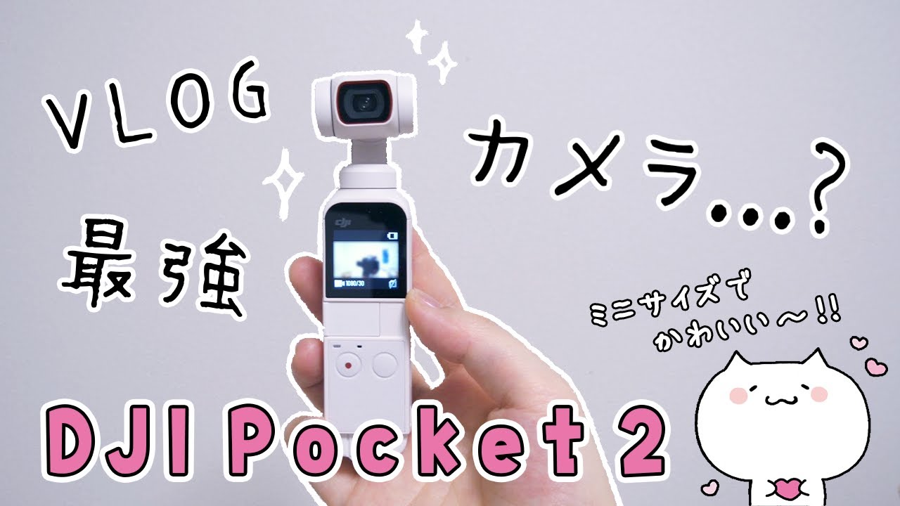 Vlog最強カメラ...？ミニサイズでかわいい💭『 DJI  Pocket 2 』が届いたから開封してく～✨カメラのアクセサリーも購入！