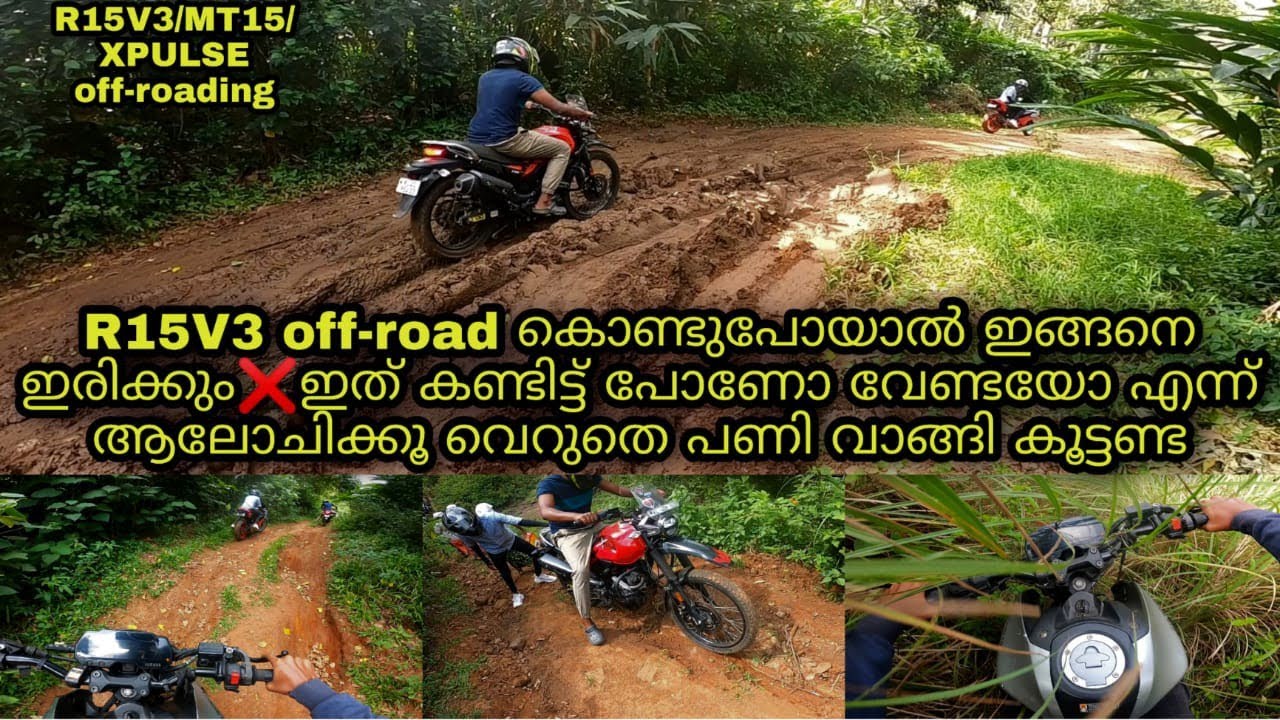 unexplored idukki | mt 15 R15v3 xpulse200 offroad trials | malayalam motovlog part1 #mt15 #r15v3