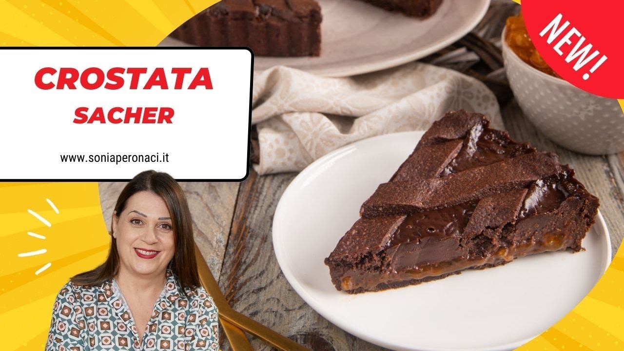 Crostata Sacher: versione golosa della torta classica al cioccolato!