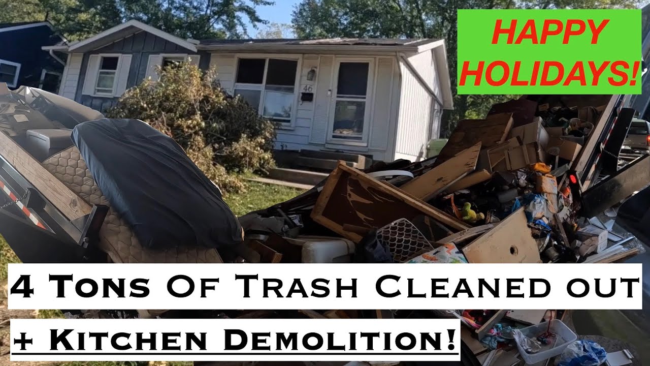 Diapery of a Wimpy Kid - House Clean Out + Kitchen Demolition